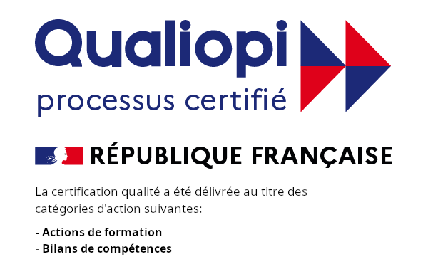 Notre certification Qualiopi garantit la qualité de nos services et notre engagement envers l'excellence.