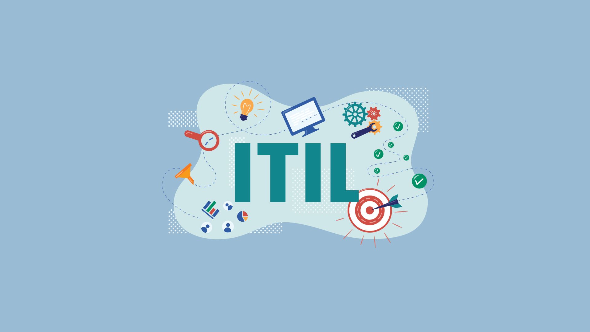 ITIL signifie Information Technology Infrastructure Library, c'est une méthode de gestion des services informatiques développée à l'origine par l'Office gouvernemental britannique des échanges et des technologies de l'information (OGC)